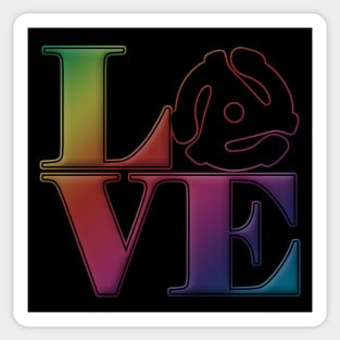 Vinyl Love 45 Sticker